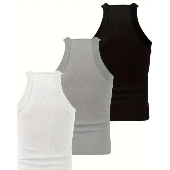 3 Square (G-Unit Style)-(Tank Tops)-(L)-(3 Colors)-(New)-$35 - Picture 2 of 5